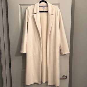 Zara Suede Cream Women's Coat